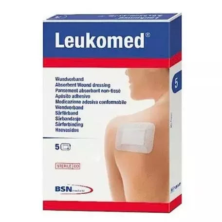 Leukomed Lipnių pleistrų pakuotė 10x30 cm 5 vnt. BSN MEDICAL