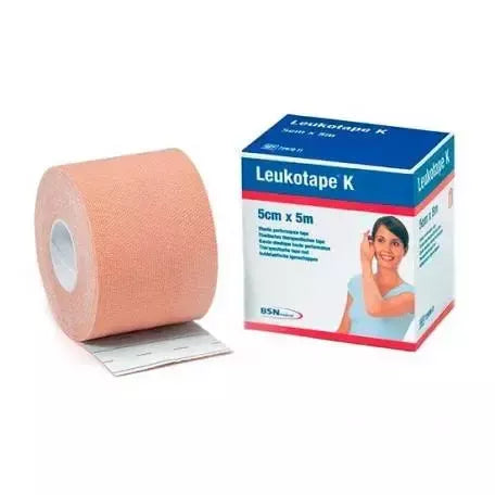 BSN MEDICAL Leucotape K 5mx5cm Rožinė