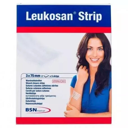 Bsn Medical Leukosan™ Juostelės 3x75mm 5 juostelių