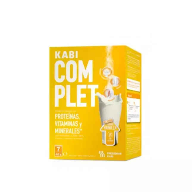 Kabi Complet vanilės skonio milteliai 7 pakeliai