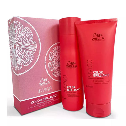 Wella Invigo Color Brilliance Duetas Šampūnas 1vnt Ir Kondicionierius 1vnt