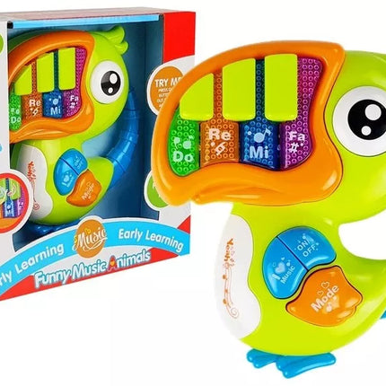 Papūga Pianinas Lavinamasis Ankstyvasis Mokymasis Žalias