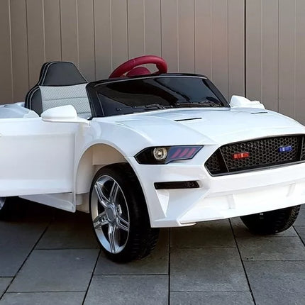 BBH-718A Elektrinis vaikiškas automobilis - baltas