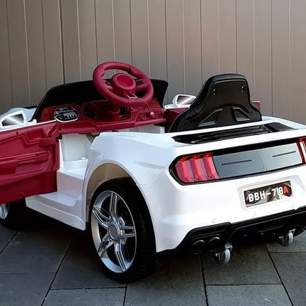 BBH-718A Elektrinis vaikiškas automobilis - baltas