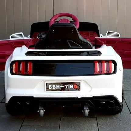 BBH-718A Elektrinis vaikiškas automobilis - baltas