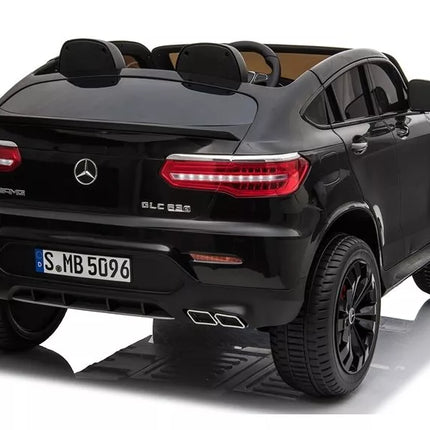 Elektromobilis Mercedes GLC 63S QLS MP4, juodas, dažytas