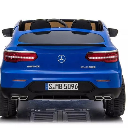 Elektromobilis Mercedes GLC 63S QLS MP4, mėlynas, dažytas