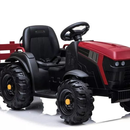 Elektrinis traktorius su priekaba BDM0925, raudonas