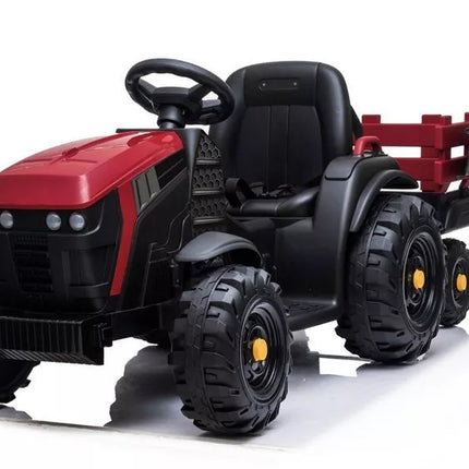 Elektrinis traktorius su priekaba BDM0925, raudonas