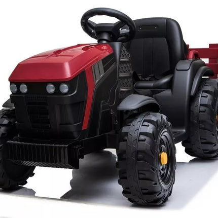 Elektrinis traktorius su priekaba BDM0925, raudonas