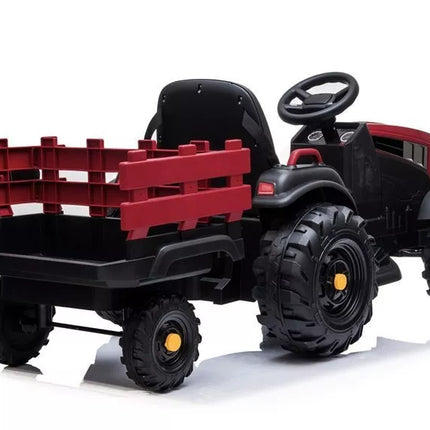 Elektrinis traktorius su priekaba BDM0925, raudonas
