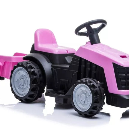 Akumuliatorinis traktorius TR1908T, rožinis