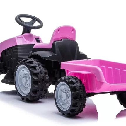 Akumuliatorinis traktorius TR1908T, rožinis