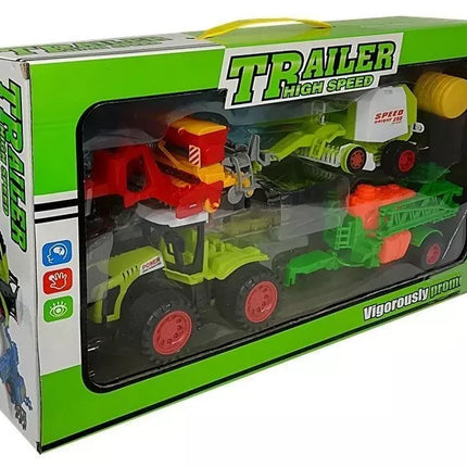 Transporto priemonių rinkinys Ūkininkas Traktorius