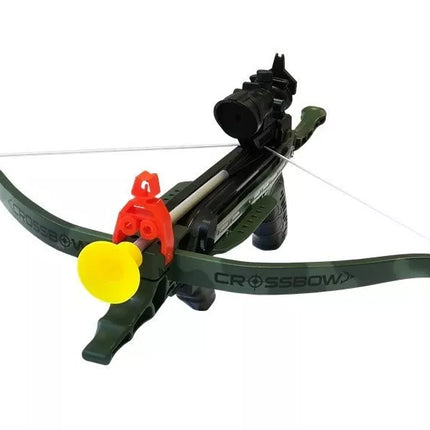 Arbaletas su strėlėmis su siurbtukais