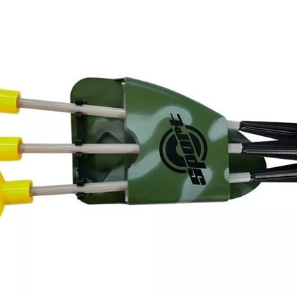 Arbaletas su strėlėmis su siurbtukais