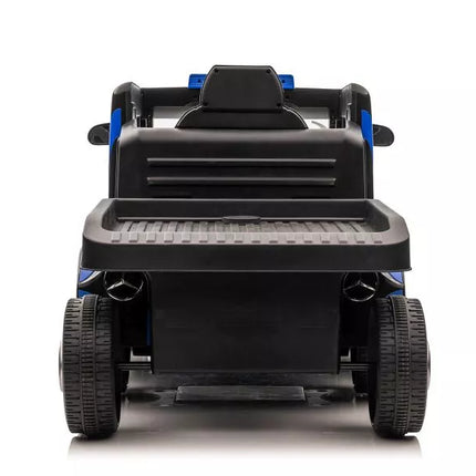 Akumuliatorinis automobilis Mercedes XMX622B puspriekabė tamsiai mėlyna LCD