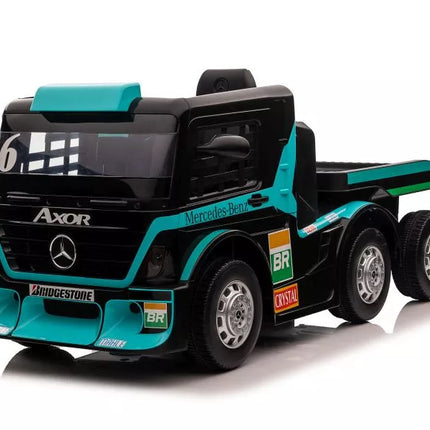 Vaikiškas elektromobilis Mercedes XMX622B, mėlynas, LCD ekranas