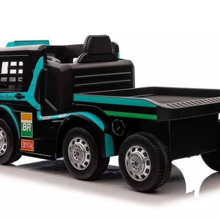 Vaikiškas elektromobilis Mercedes XMX622B, mėlynas, LCD ekranas