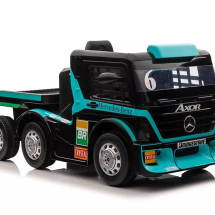 Vaikiškas elektromobilis Mercedes XMX622B, mėlynas, LCD ekranas