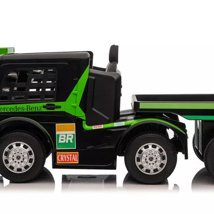 Vaikiškas elektromobilis Mercedes XMX622B, žalias, LCD ekranas