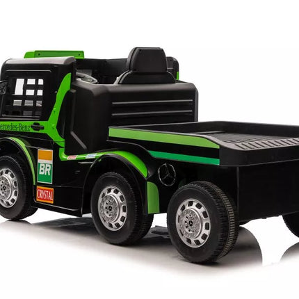 Vaikiškas elektromobilis Mercedes XMX622B, žalias, LCD ekranas