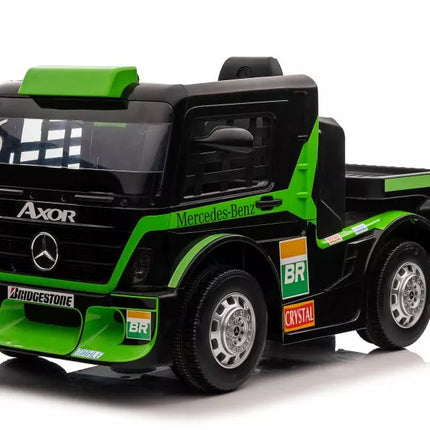 Vaikiškas elektromobilis Mercedes XMX622B, žalias, LCD ekranas