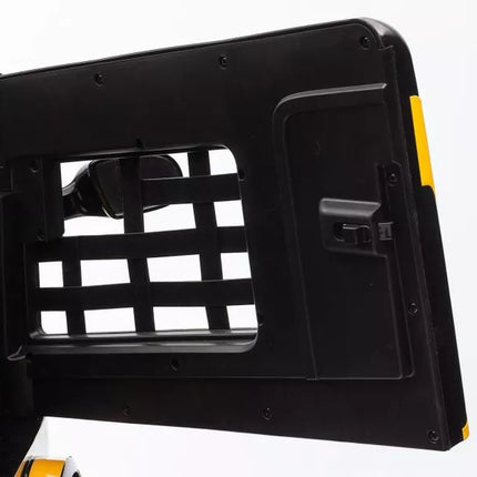 Vaikiškas elektromobilis Mercedes XMX622B puspriekabė Geltonas LCD