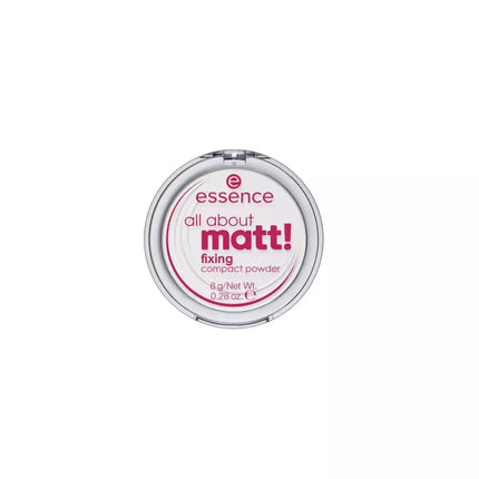 Essence Cosmetics All About Matt! Fiksuojamieji kompaktiniai skaistalai 8g