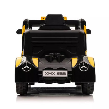 Akumuliatorinis automobilis Mercedes XMX622, geltonas