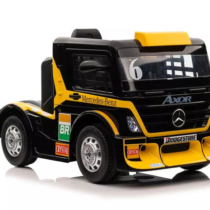 Akumuliatorinis automobilis Mercedes XMX622, geltonas