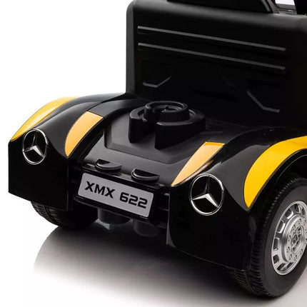 Akumuliatorinis automobilis Mercedes XMX622, geltonas