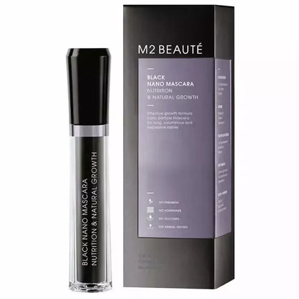M2 Beauté Black Nano tušas blakstienoms 6ml