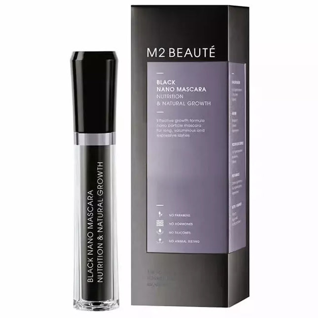 M2 Beauté Black Nano tušas blakstienoms 6ml