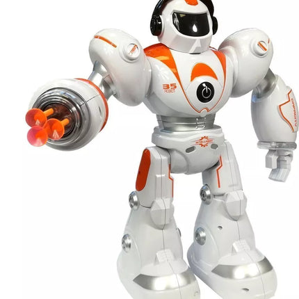 Nuotoliniu būdu valdomas robotas R/C šaudo kulkomis