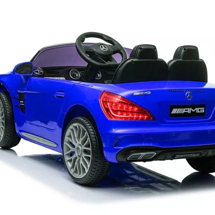 Vaikiškas elektromobilis Mercedes SL65 S mėlynas lakuotas LCD