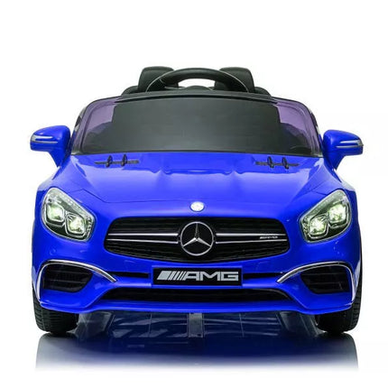 Vaikiškas elektromobilis Mercedes SL65 S mėlynas lakuotas LCD