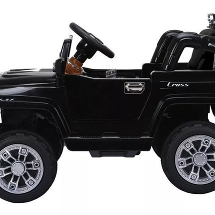 Elektromobilis visureigis - Jeep JJ245 juodas