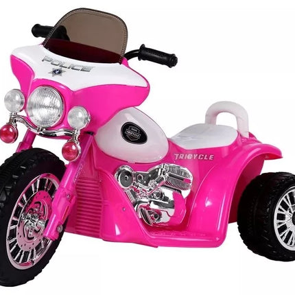 Rožinis elektrinis motociklas JT568