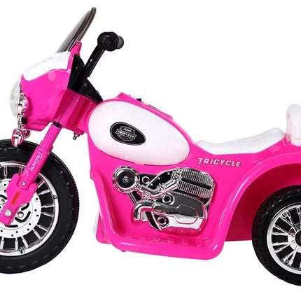 Rožinis elektrinis motociklas JT568