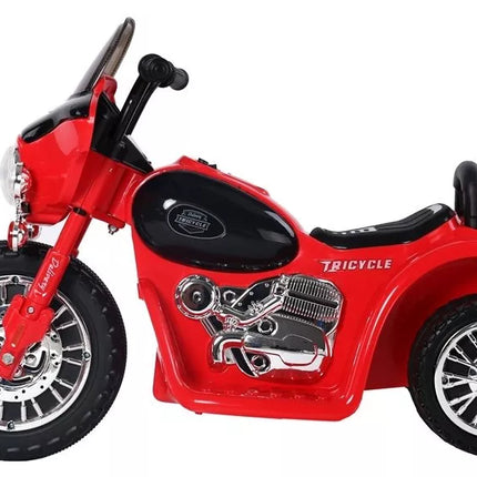 Raudonas elektrinis motociklas JT568