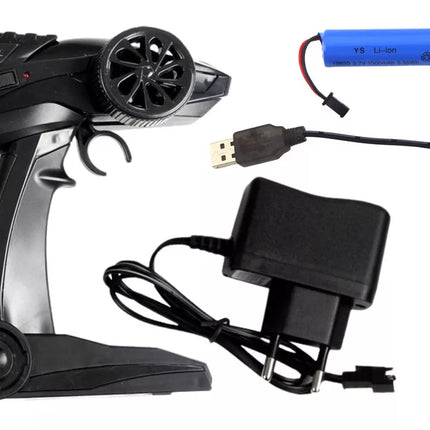 R/C Monster automobilis Jeep 1:18 Gold