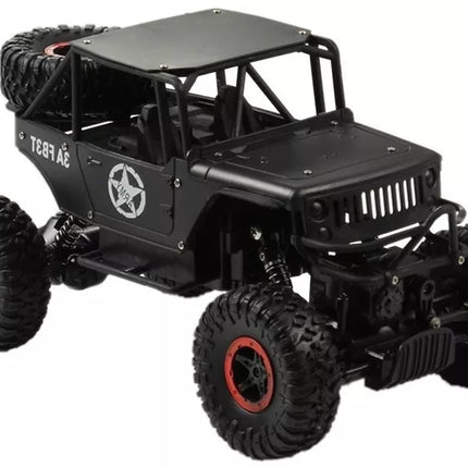 R/C Monstras Jeep automobilis 1:18 juodas
