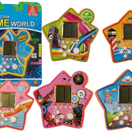 Elektroninis „Tetris“ plytų žaidimas, nešiojamas žvaigždė