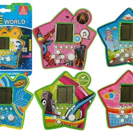 Elektroninis „Tetris“ plytų žaidimas, nešiojamas žvaigždė