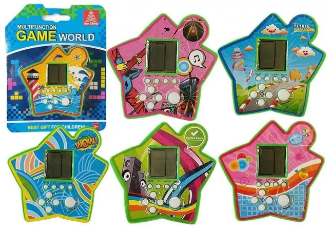 Elektroninis „Tetris“ plytų žaidimas, nešiojamas žvaigždė