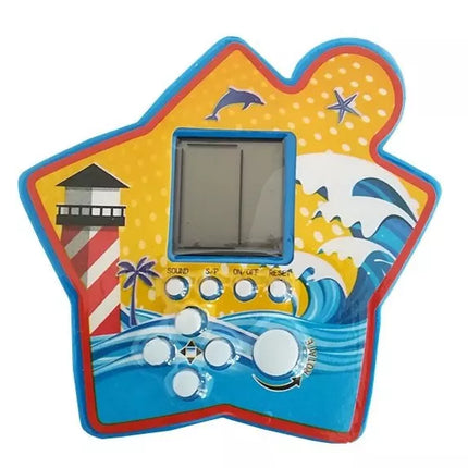 Plytų žaidimas elektroninis Tetris nešiojamas žvaigždė mėlynas