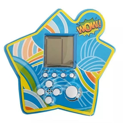 Plytų žaidimas elektroninis Tetris nešiojamas žvaigždė mėlynas