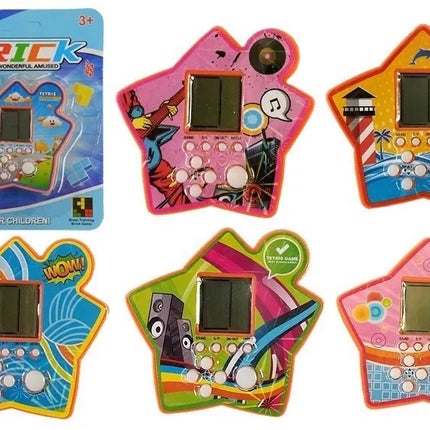 Elektroninis „Tetris“ plytų žaidimas, nešiojamas žvaigždė