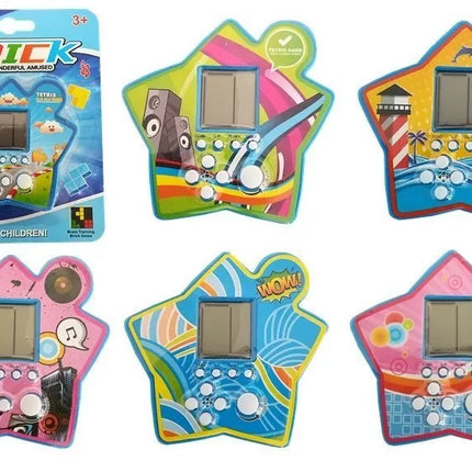 Elektroninis „Tetris“ plytų žaidimas, nešiojamas žvaigždė